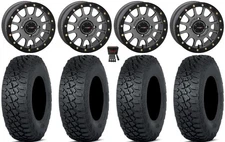 System 3 SB-5 Grey 15" Wheels 33" Tenacity XNR Tires Polaris Ranger XP 9/1K
