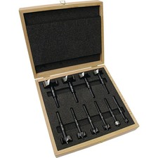 Forstnerbohrersatz BLACK SHARK PRO FISCH-TOOLS Bohrsatz Bohrerset Set Zubeh&ouml;r