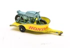 Vintage Matchbox Lesney No 38 Honda Motorcycle Motorbike and Trailer Model