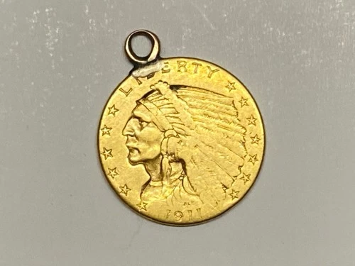 1911 Indian Head $2.50 Gold 1/4oz  Eagle Coin