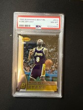 1996 Bowmans Best Kobe Bryant Rookie Card PSA 8 RC #R23. rookie card picture