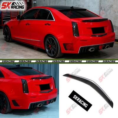 Rear Spoiler Wing Kits Fits Cadillac ATS 4-Door Sedan 13-18 Forged/Carbon Fiber