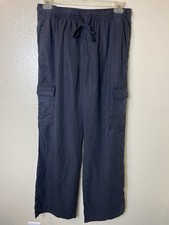 Social Standard By Sanctuary Women  s Caravan Pull On Cargo Pants XL, Black ,New