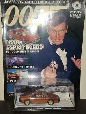 Eaglemoss Lotus Esprit Turbo #8 James Bond 007 Modellauto Collection 1:43 Heft 