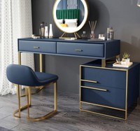 Schminktisch Spiegel Hocker Komplett Set Kommode Schlafzimmer Neu 2Tlg. Konsole