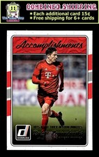 2016-17 Donruss Accomplishments #6 Robert Lewandowski - FC Bayern Munchen