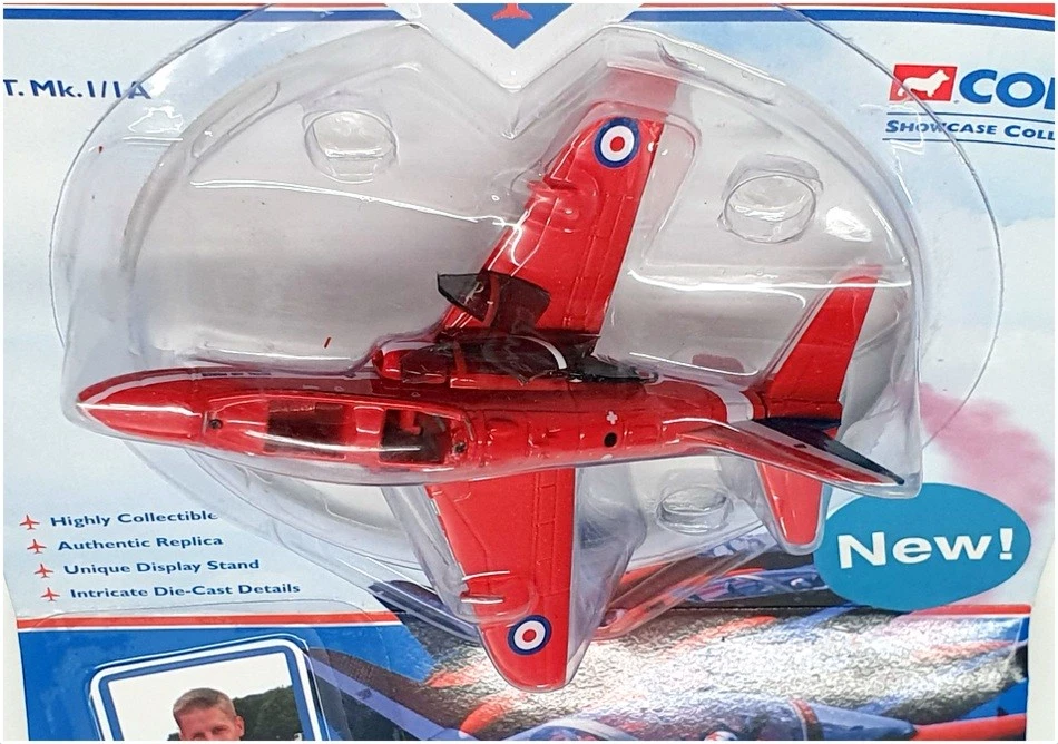 Corgi 9.5cm Long CS90169 - Hawk T.Mk.1/1A RAF The Red Arrows Red 2 M. Jarvis - Image 2 of 4