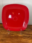 Homer Laughlin Fiesta Scarlet Red 10.5” Square Plate