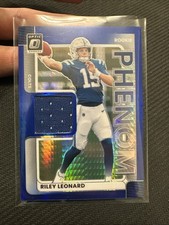 2025 Panini Donruss Optic - Rookie Phenoms Riley Leonard #RPBH-RLD Blue Hyper...
