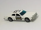 Vintage 1977 Hot Wheels Blackwall Highway Patrol #12 White Police Car Hong Kong