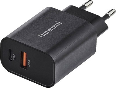 Intenso USB Ladegerät 30W Power Adapter QC4.0 Schnelllader USB-A USB-C Universal