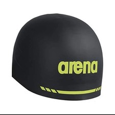 Arena Swim Cap Aqua Force 3D Soft Competitive Race Black/Green