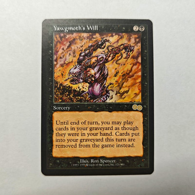 Magic: The Gathering Yawgmoth's Will Urzas Saga Rare / EX