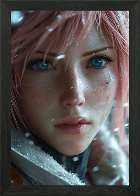 Lightning Farron Nahaufnahme Portrait gerahmtes Wandbild Poster Leinwanddruck Bild