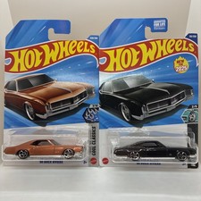 🔥🚙HOT WHEELS (2) 1966 Buick Riviera Copper & Black Brand New M Case Coupe 2026