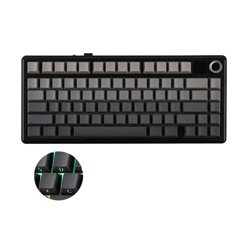 EPOMAKER x AULA F75 MAX Wireless Mechanical Keyboard TFT Screen Knob RGB 75% UK