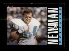 1985 TOPPS FOOTBALL #316 ED NEWMAN MIAMI DOLPHINS