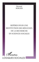 Bertrand Bergier | RepÈRes Pour UNE Restitution DES RÉSultats DE LA Recherche...