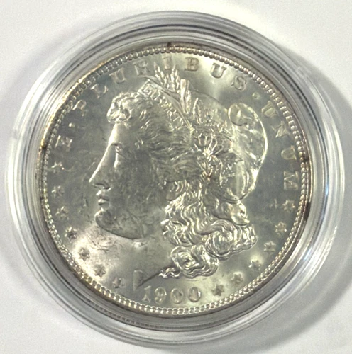 1900 Morgan Silver Dollar, Brilliant Uncirculated! Free Shipping!