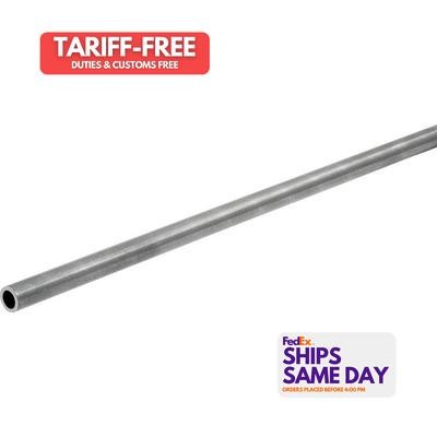 Allstar ALL22120-4, One Natural Steel Mild Steel Round Tubing 1/2In X .065In X 4