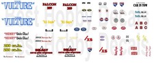The Vulture Ford Falcon NHRA AHRA Drag 1/64th HO Scale Slot Car Decals