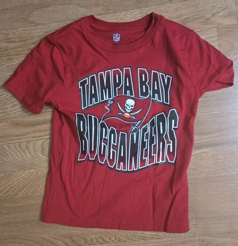NFL Team Apparel Tampa Bay Buccaneers Youth Medium (5/6) T-Shirt Red New