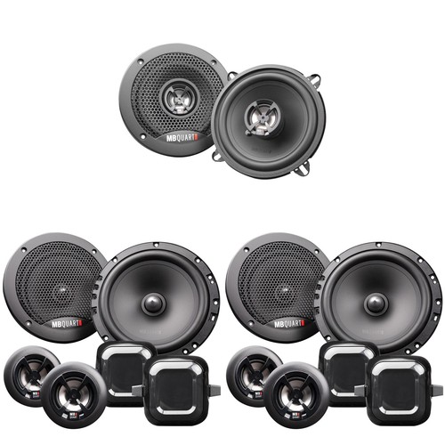 MB Quart Discus DS2-216 6.5 Inch Component Speakers with DK2-113 5.25 Inch Co...