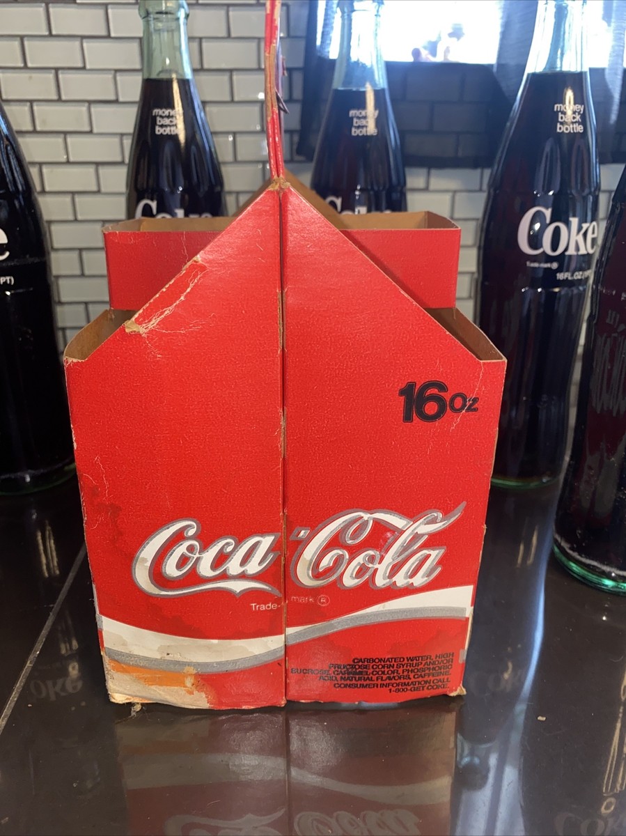 Vintage Coca Cola 16oz Coke Company Full Unopened Glass Bottle 6