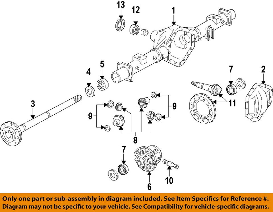 Anillo diferencial trasero y piñón GM OEM 19210931 Foto 4 de 4