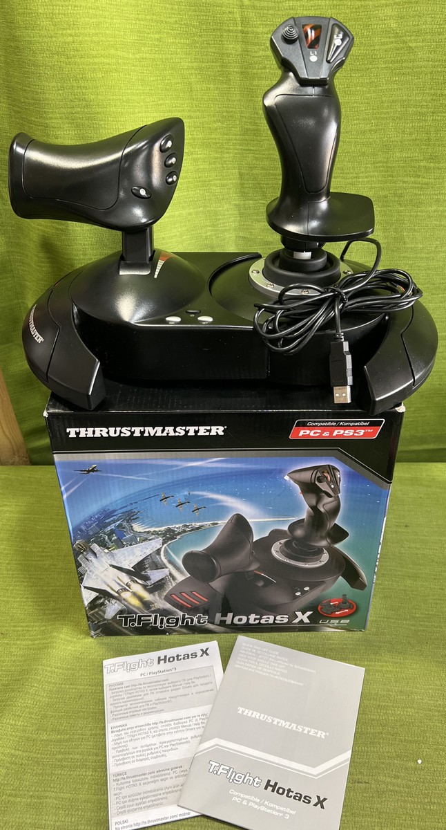 Thrustmaster T-Flight HOTAS X Throttle and Stick Used 2 Thrustmaster T-Flight HOTAS X Throttle and Stick Used 2