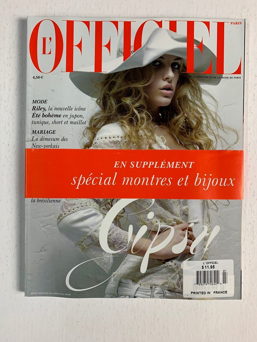 L'OFFICIEL MAGAZINE PARIS French Fashion Magazine June/July
