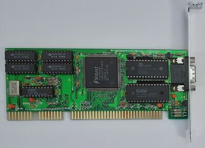 Trident 9016X2/4 LT2 REV. B ISA Grafikkarte (TVGA9000B, 512KB, retro, 1992)