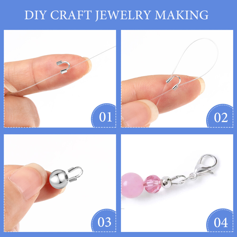 200Pcs wire guards for jewelry making Jewelry Wire Protectors