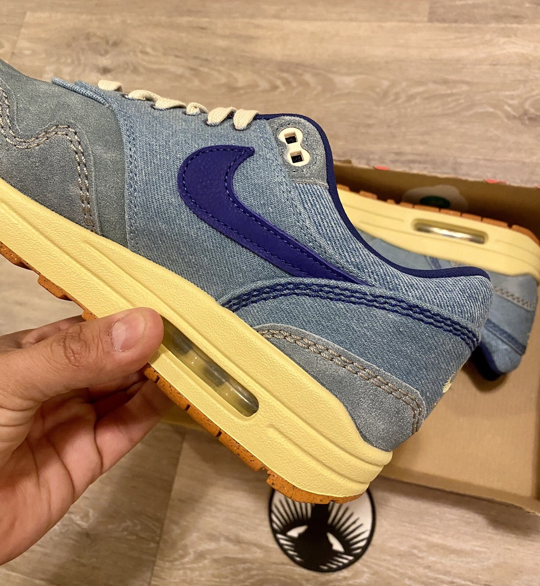 Nike Air Max 1 PRM 'Dirty Denim' Mineral Slate DV3050-300