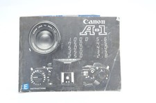 Canon A-1 Manual Instruction