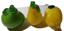 MURANO STYLE GLASS FRUIT AND VEGETABLES