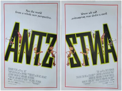 MOVIE POSTER ~ Antz 1998 27x40 D/S 1 Sheet Version B Jennifer