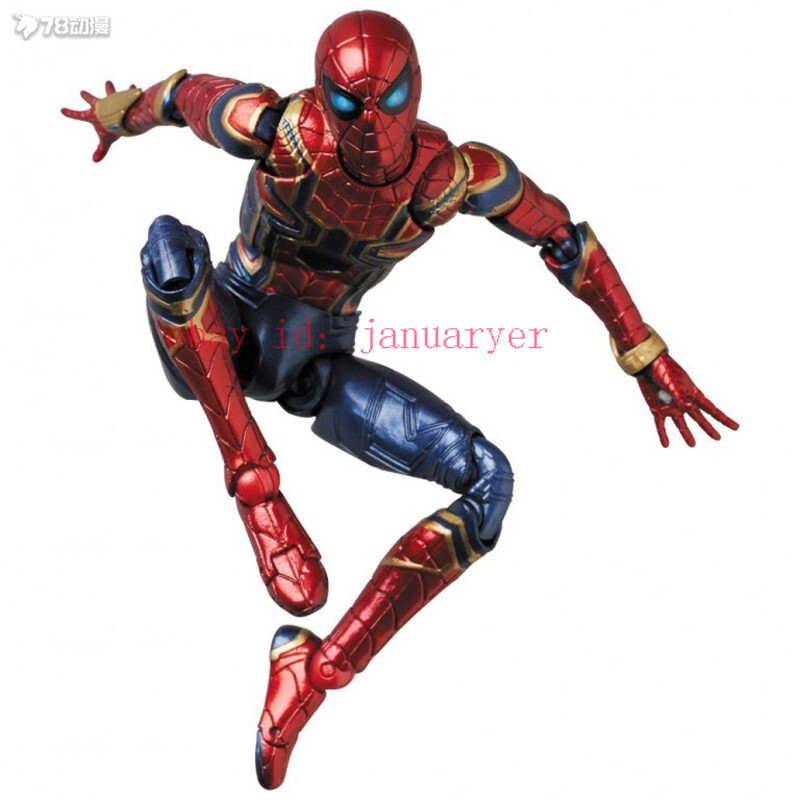 Medicom Toy Mafex No.121 Iron Spider-Man Endgame Ver Action Figure