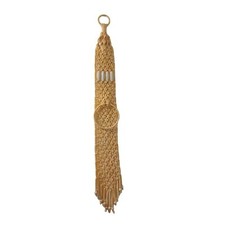 Vintage Macrame Wall Hanging Towel Holder