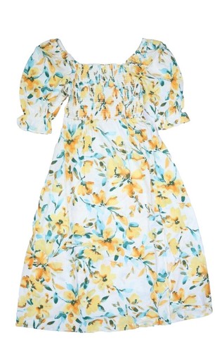 Boden Laura Linen Embroidered Dress Sz 6 6R in Tuscan Sun Yellow - NWT |  eBay