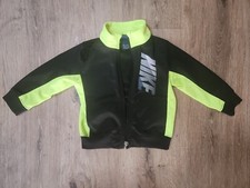 Nike Toddler Jacket Baby Size 18 Months Black Neon BROKEN ZIPPER READ