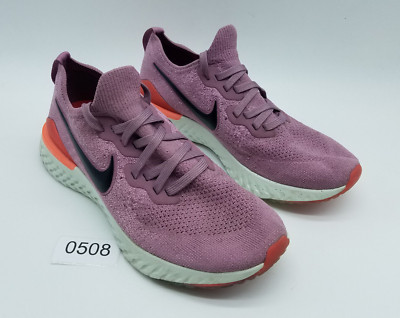 Nike Epic React Flyknit 2 Women's Size 10 Running Shoes Plum Dust *See desc