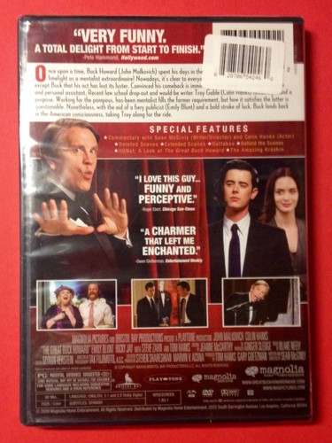 The Great Buck Howard DVD Law School Dropout Magic Luck TomHanks Xmas Christmas - Bild 2 von 2