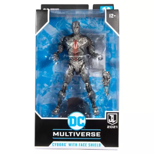 Cyborg Face Shield Helmet Walmart Ex Justice League McFarlane Toys DC Multiverse