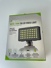 Digipower Insta-Fame Dimmable 50 LED Super Bright Video Light for Smartphone