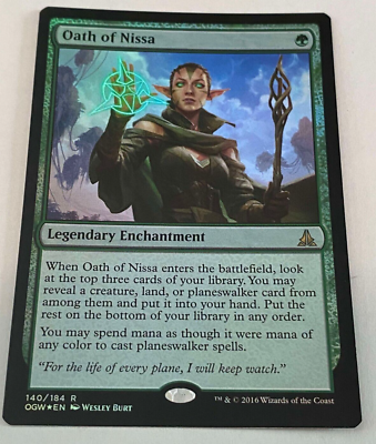 A Oath of Nissa [Foil] [Oath of the Gatewatch] [Magic The Gathering