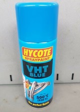 4x Hycote Blue VHT Sprühfarbe sehr hohe Temperatur 400ml Aerosole