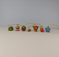 RARE Disney Peek-A-Pooh TOMY Series 10 Christmas Figurines FULL SET