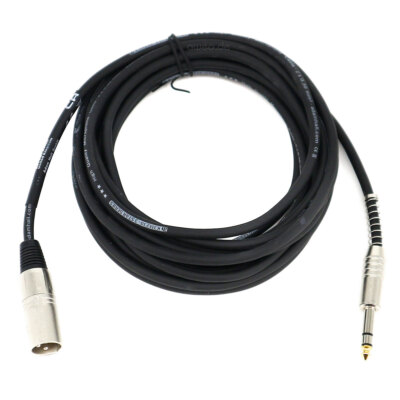 6 m Audio Kabel XLR male 6,3 mm Klinke stereo XLR Klinke Kabel symmetrisch 6m