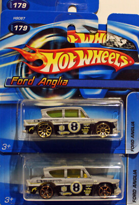 hot wheels TWO Variations first editions Ford Anglia no 179 very hard to find